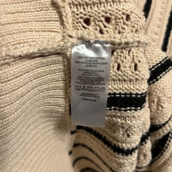 Ann Taylor Factory Knit Striped Sweater (Large) ⭐️NWT⭐️ - Picture 6 of 6